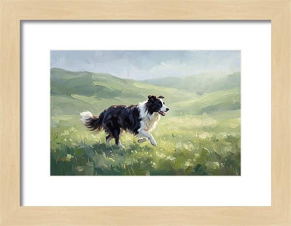 Border Collie In A Meadow