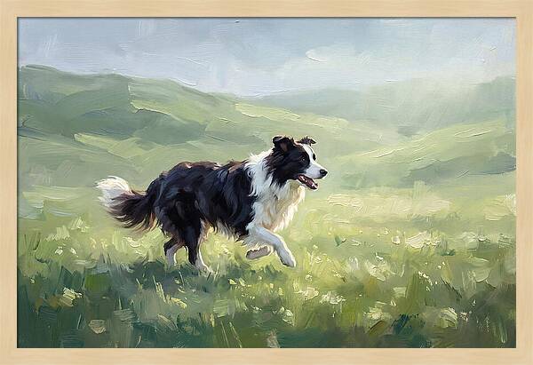 Border Collie In A Meadow