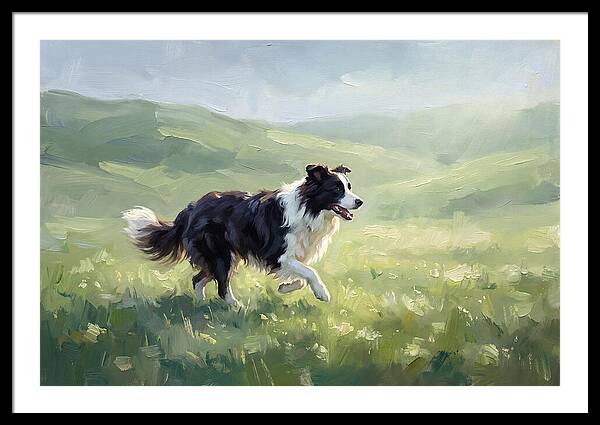 Border Collie In A Meadow