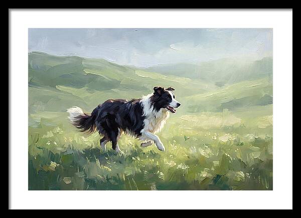 Border Collie In A Meadow