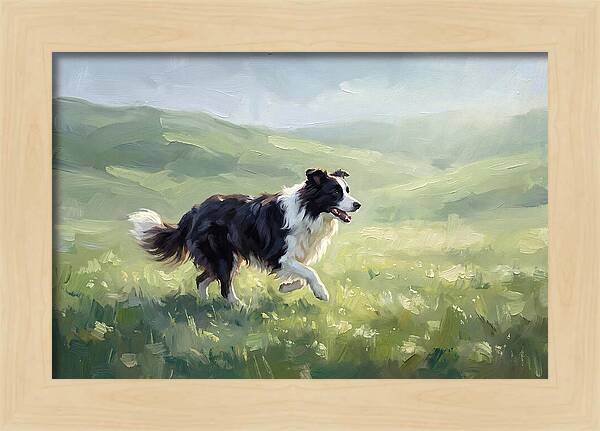 Border Collie In A Meadow