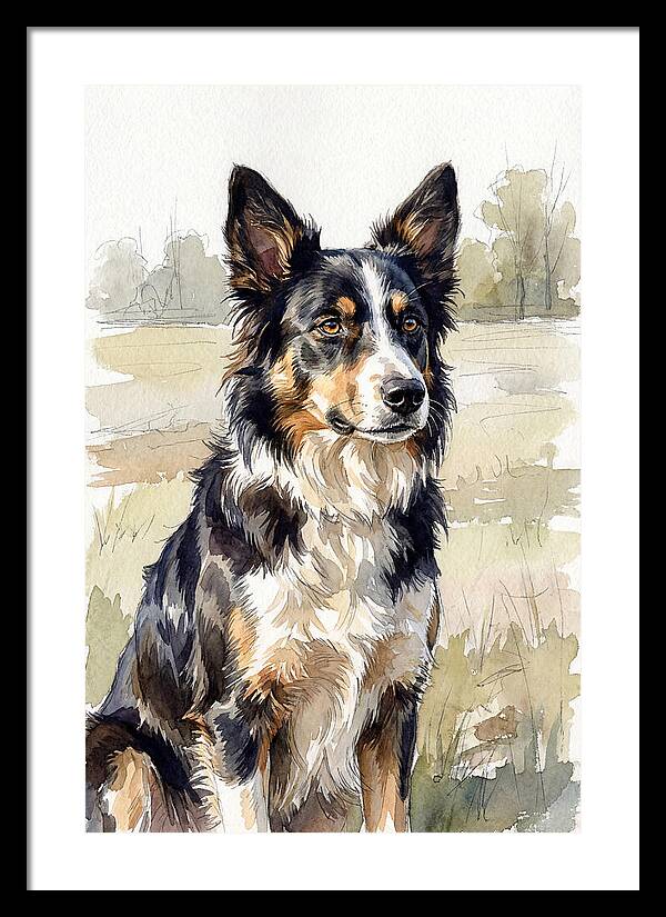 Border Collie In Nature