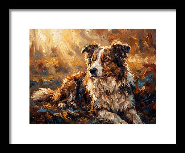 Border Collie In Sunlight