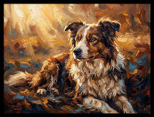 Border Collie In Sunlight