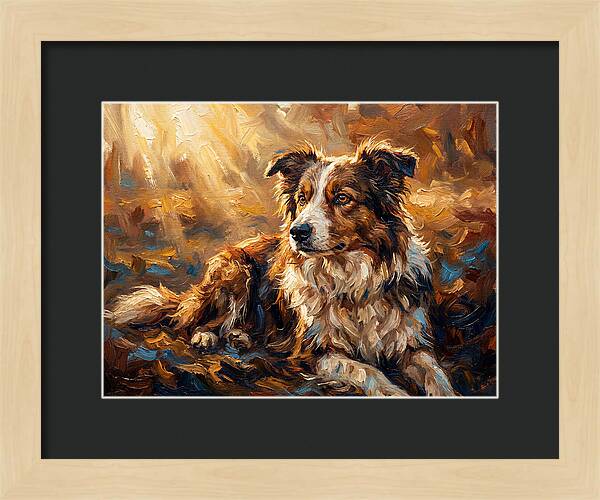 Border Collie In Sunlight