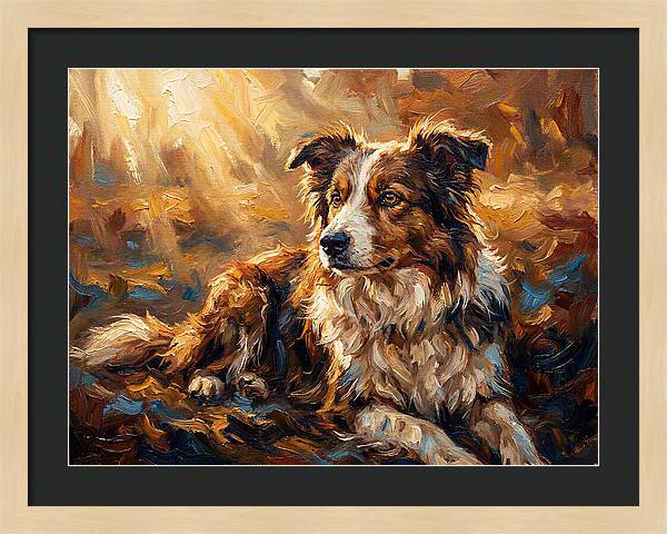 Border Collie In Sunlight