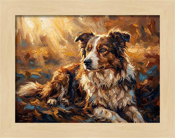 Border Collie In Sunlight