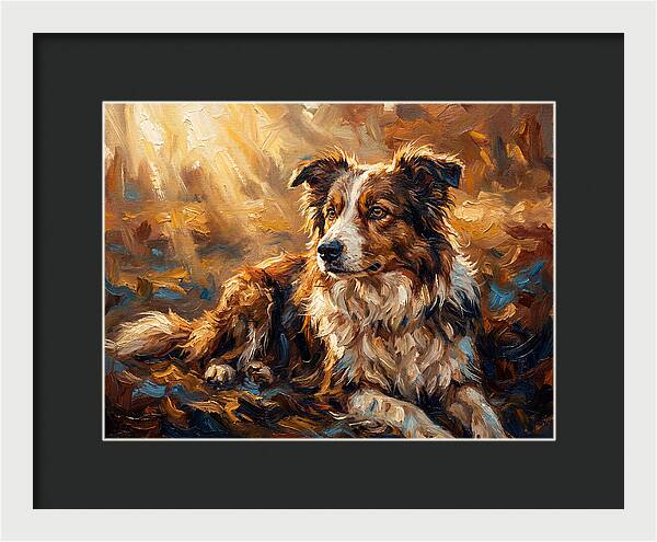 Border Collie In Sunlight