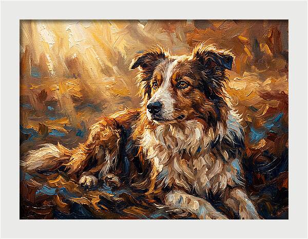 Border Collie In Sunlight