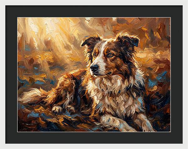 Border Collie In Sunlight