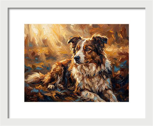 Border Collie In Sunlight