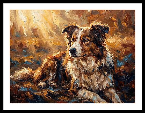 Border Collie In Sunlight