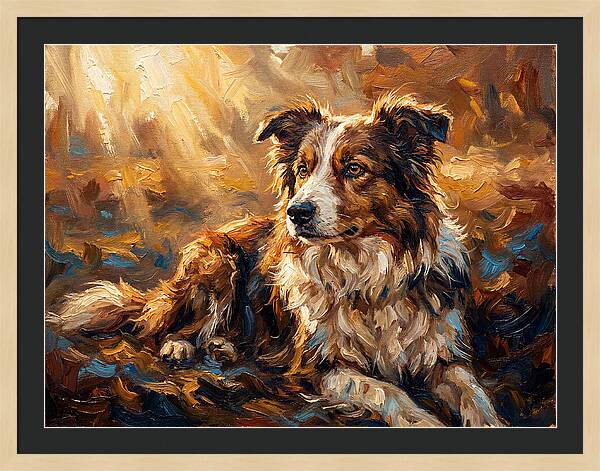 Border Collie In Sunlight