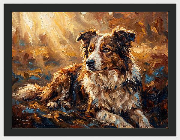 Border Collie In Sunlight