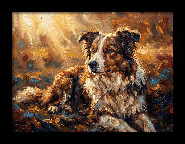 Border Collie In Sunlight