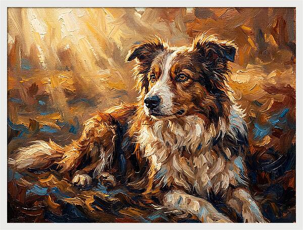 Border Collie In Sunlight