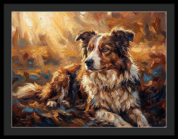 Border Collie In Sunlight
