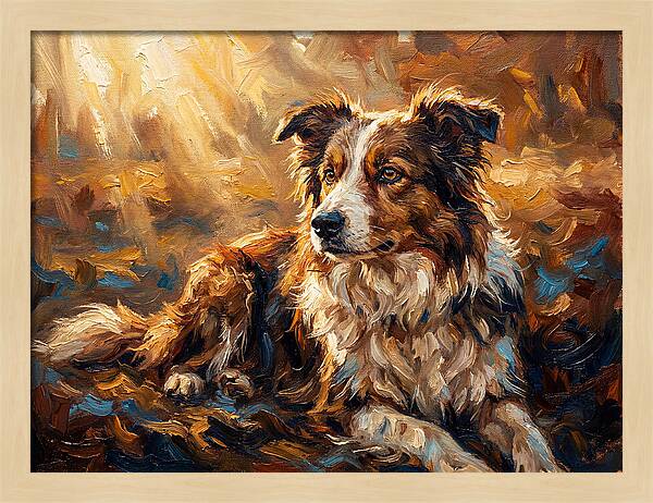 Border Collie In Sunlight