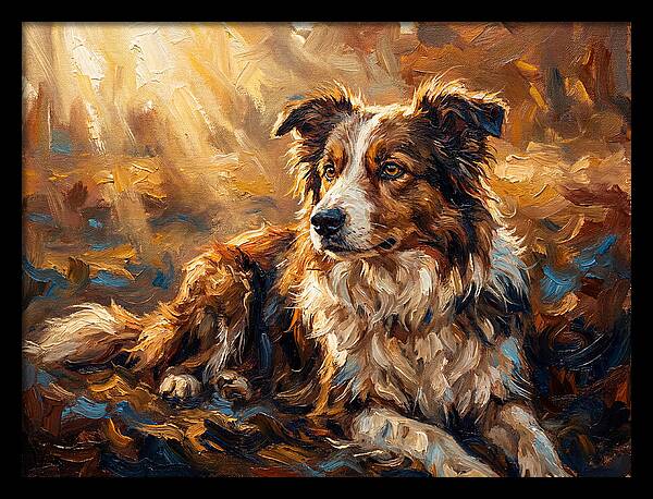Border Collie In Sunlight