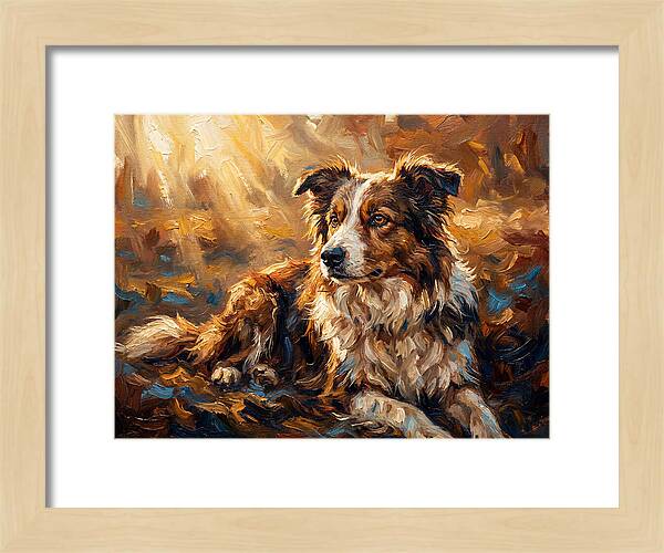 Border Collie In Sunlight