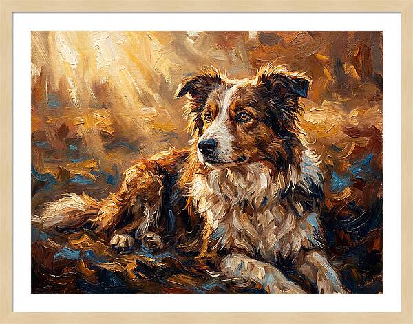 Border Collie In Sunlight