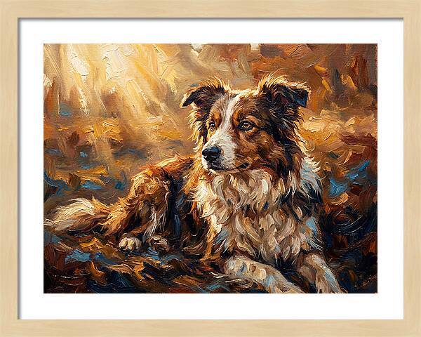 Border Collie In Sunlight