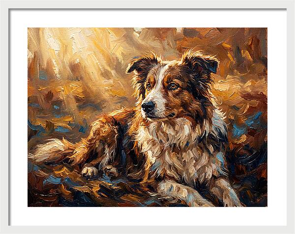 Border Collie In Sunlight