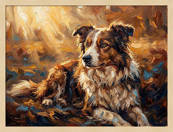 Border Collie In Sunlight