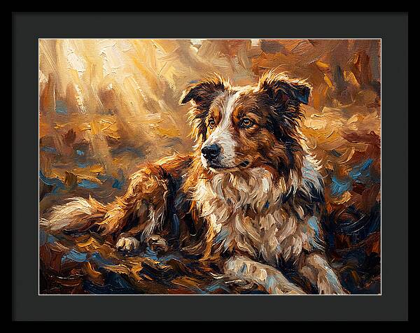 Border Collie In Sunlight