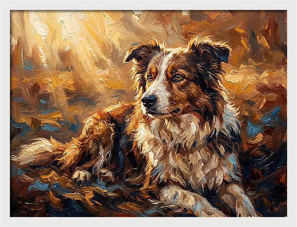 Border Collie In Sunlight