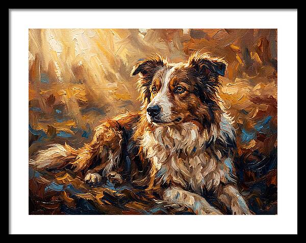 Border Collie In Sunlight