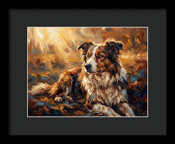 Border Collie In Sunlight