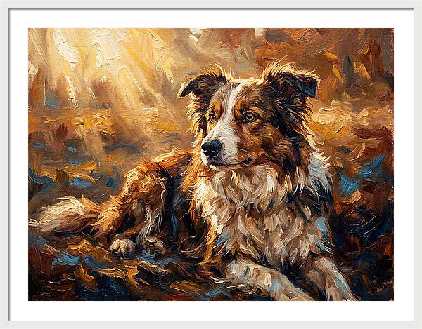 Border Collie In Sunlight