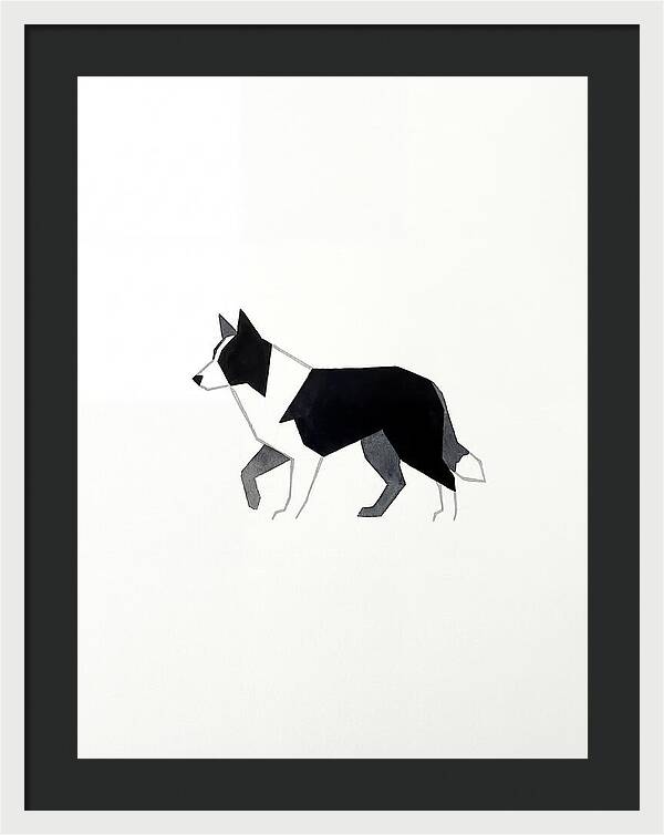 Border Collie Silhouette