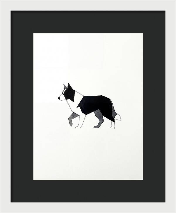 Border Collie Silhouette