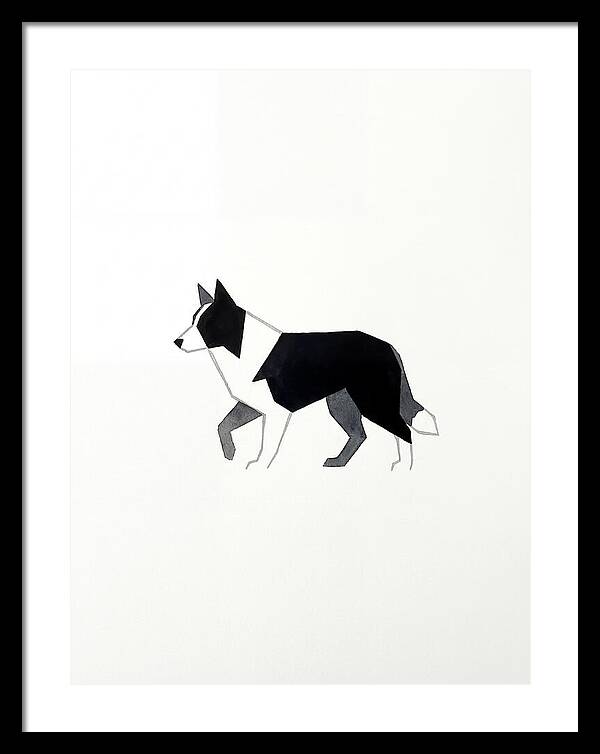 Border Collie Silhouette