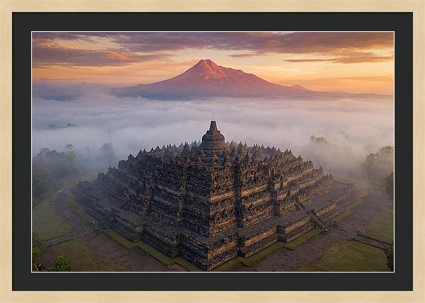 Borobudur At Sunrise