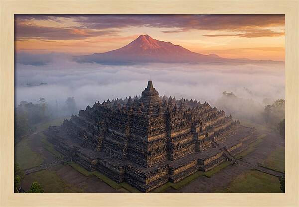 Borobudur At Sunrise