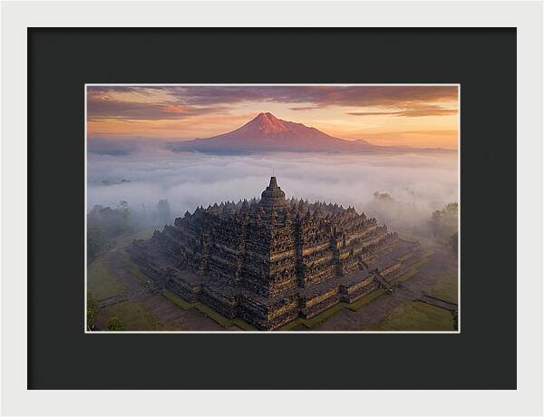 Borobudur At Sunrise