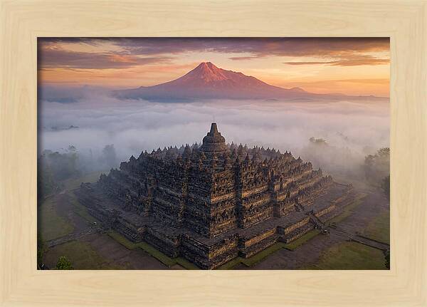 Borobudur At Sunrise