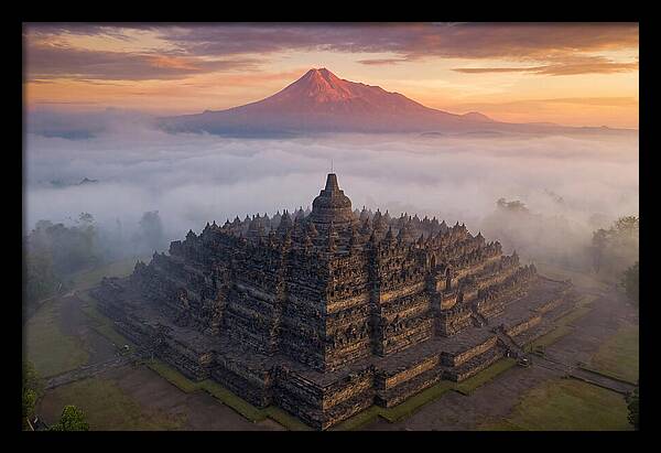 Borobudur At Sunrise