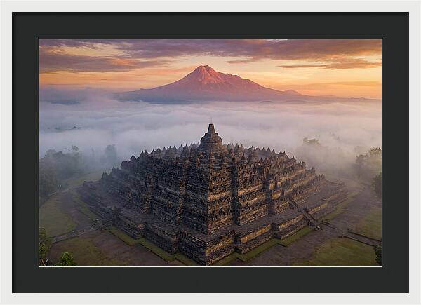 Borobudur At Sunrise