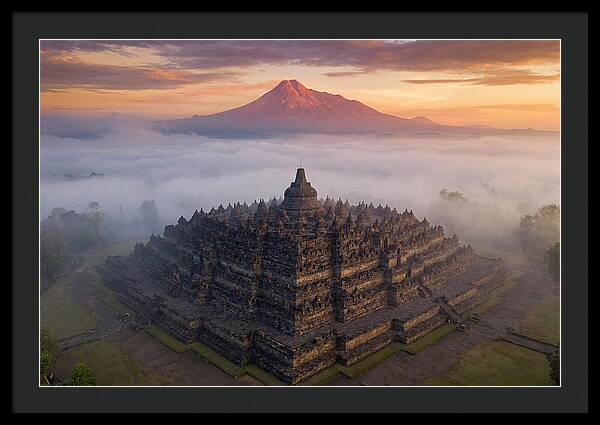 Borobudur At Sunrise