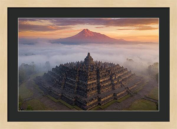 Borobudur At Sunrise
