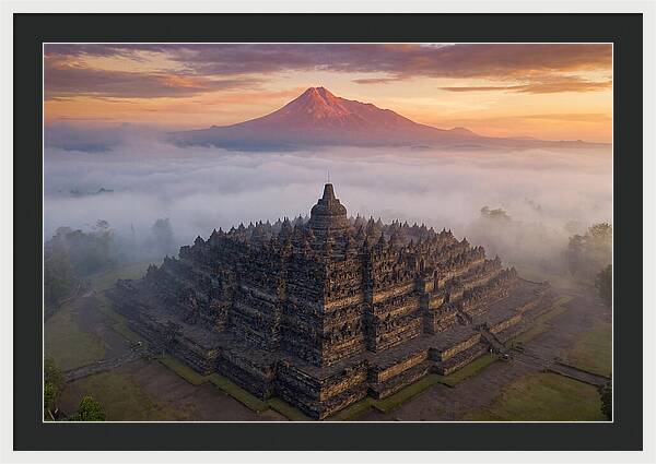 Borobudur At Sunrise