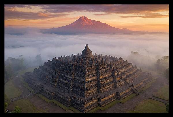 Borobudur At Sunrise