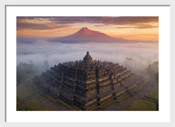Borobudur At Sunrise
