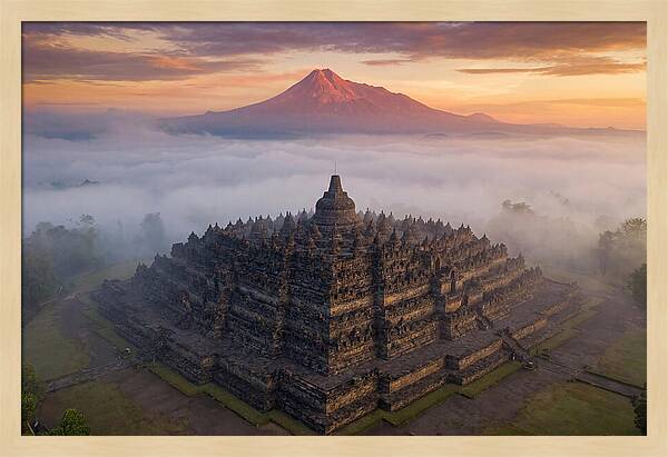 Borobudur At Sunrise