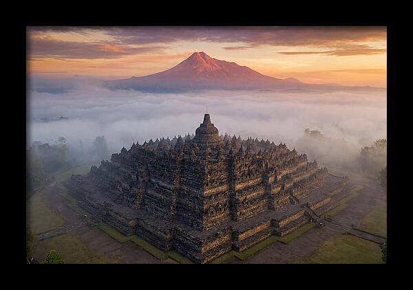 Borobudur At Sunrise