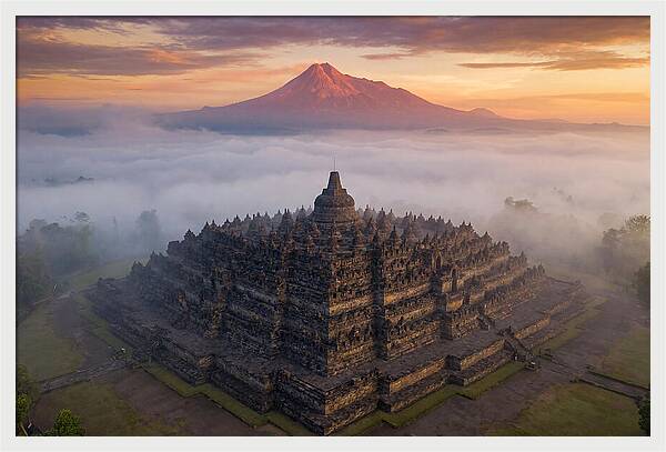 Borobudur At Sunrise